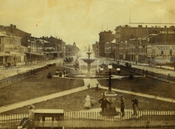 Gore Park, 1870s