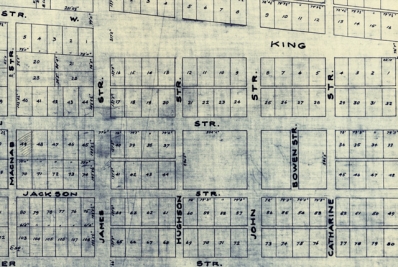 Map of downtown Hamilton