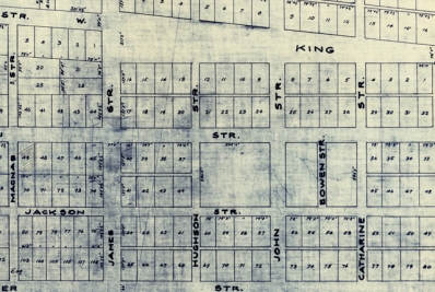 Map of downtown Hamilton Map of downtown Hamilton