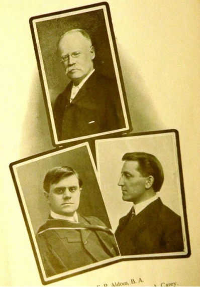 J.P. Aldous, William Hewlett, and Bruce Carey all played important roles in Hamilton's musical history and the Hamilton Conservatory of Music