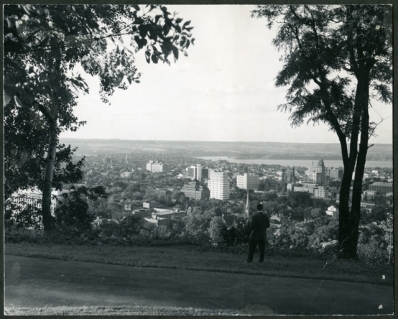 Downtown Hamilton from the Niagara Escarpment, 1963 